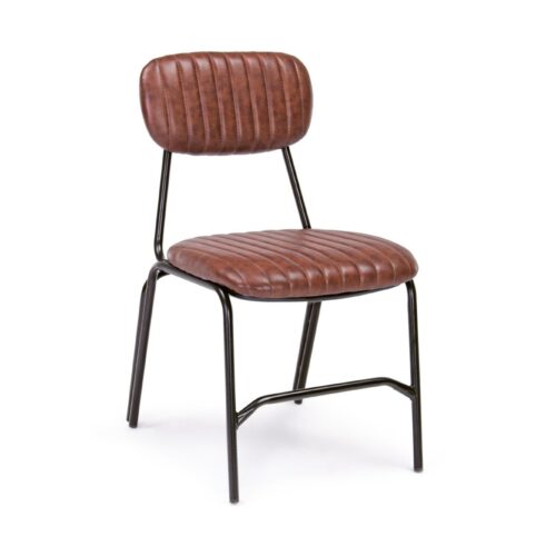 DEBBIE vintage sötét narancssárga szék