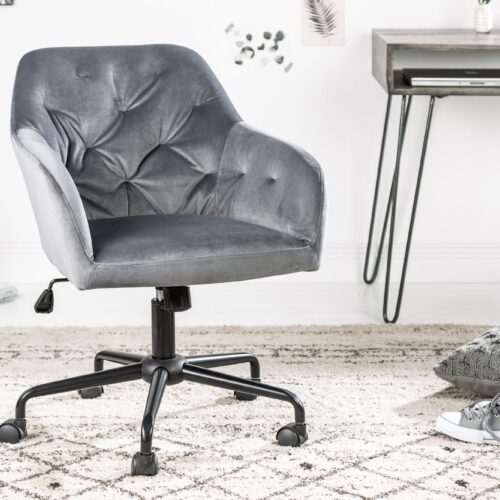 DUTCH COMFORT szürke karfás irodai szék