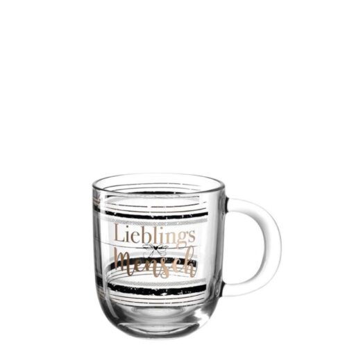 LEONARDO EMOZIONE bögre 400ml lieblingsmensch