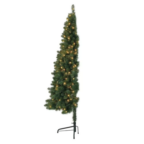 Fél műfenyő 80LED 120cm