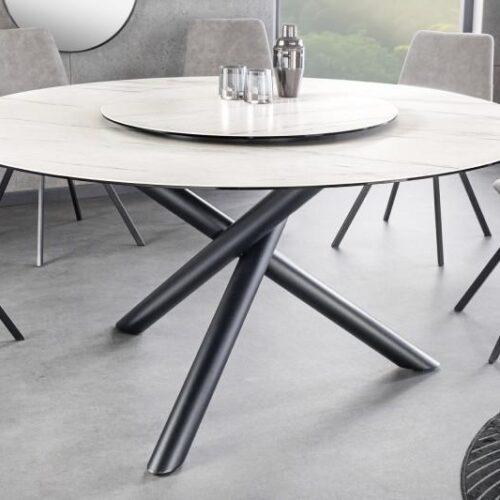 MARMOR SPIN kerámia kerek étkezőasztal 150cm