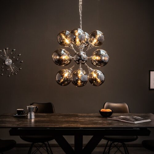 GALAXY ezüst függőlámpa 72cm