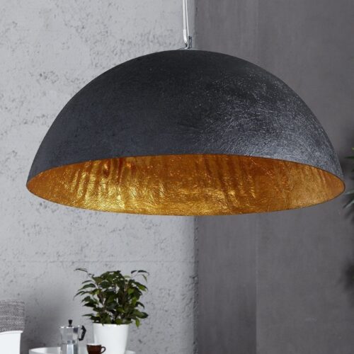 GLOW fekete és arany függőlámpa 50cm