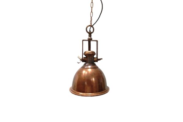 INDUSTRIAL bronz réz függőlámpa