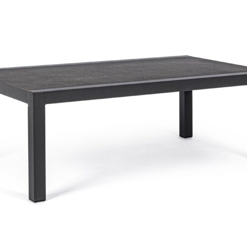 KLEDI fekete dohányzóasztal 120 cm