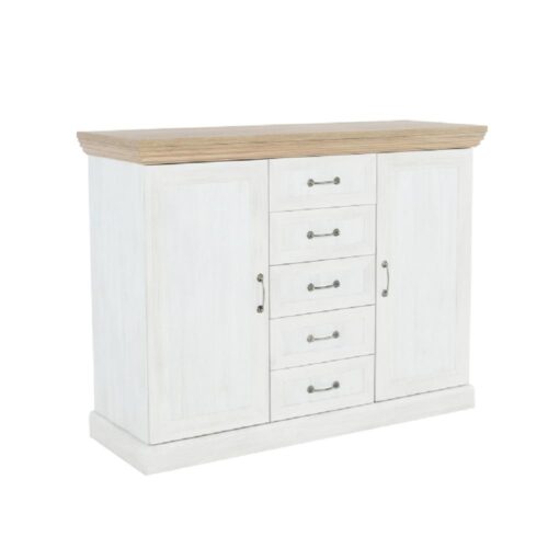 ROYAL II fehér mdf komód