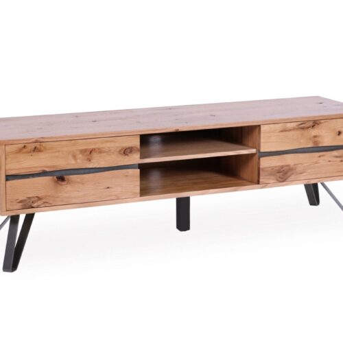 LIVING EDGE tölgy alacsony TV szekrény 160cm