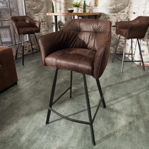 LOFT barna karfás bárszék