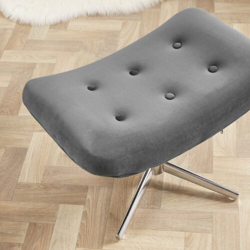LOUNGER szürke hokedli