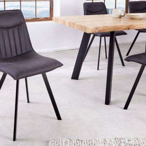 ASTON szürke 100% polyester étkezőszék