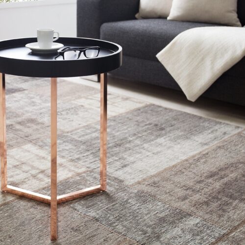 MODUL fekete réz lerakóasztal 40 cm
