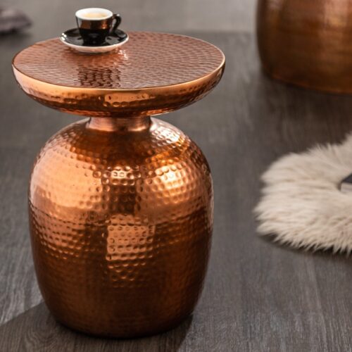 ORIENT bronz alumínium lerakóasztal 36cm
