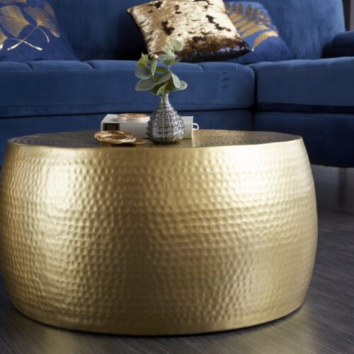 ORIENT II arany alumínium dohányzóasztal 60cm