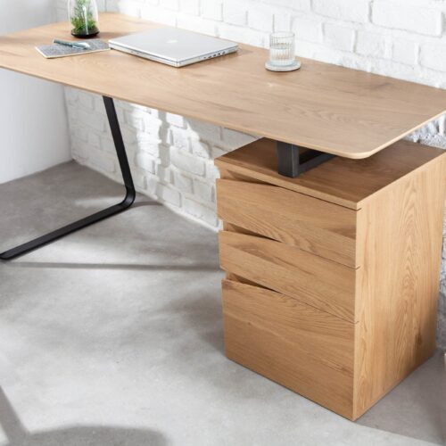 STUDIO barna mdf íróasztal 160cm
