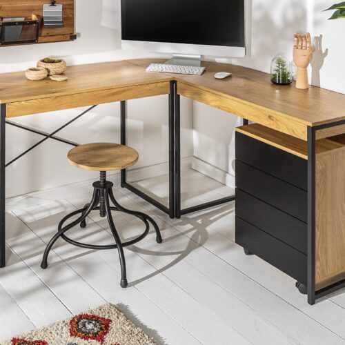STUDIO barna mdf íróasztal