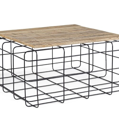 TRELLIS barna mangófa dohányzóasztal
