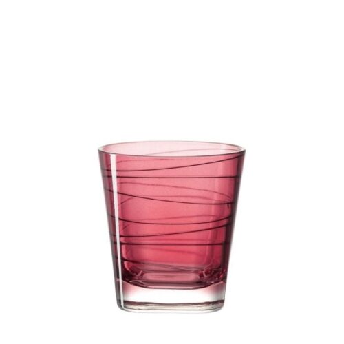 LEONARDO VARIO pohár whiskys 250ml piros