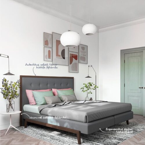 WOODBOX boxspring ágy 180 cm